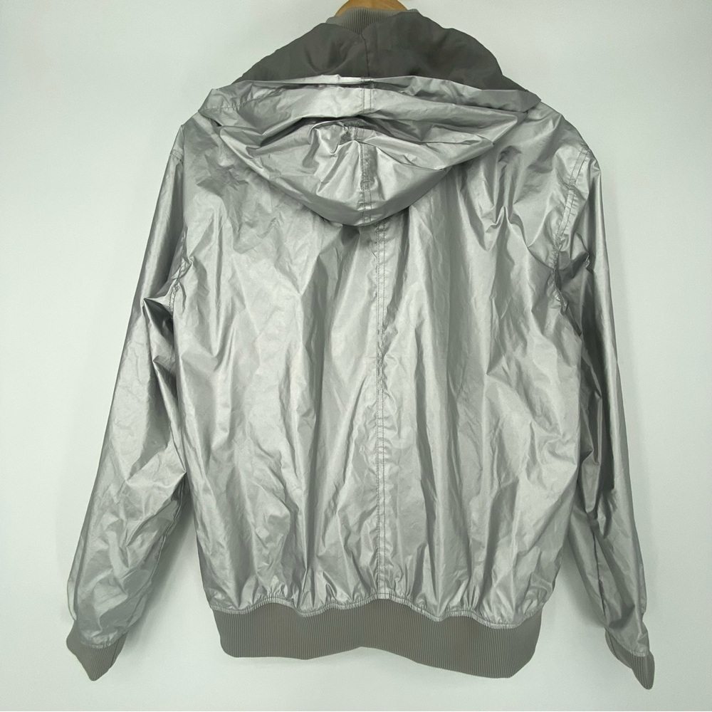 Hunter metallic silver hooded jacket women's size small - Picture 12 of 14